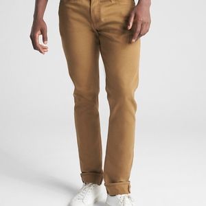 Gap Selvedge Slim Khaki Jeans